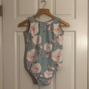 NWT Iris and Ivy Blue Floral Leotard